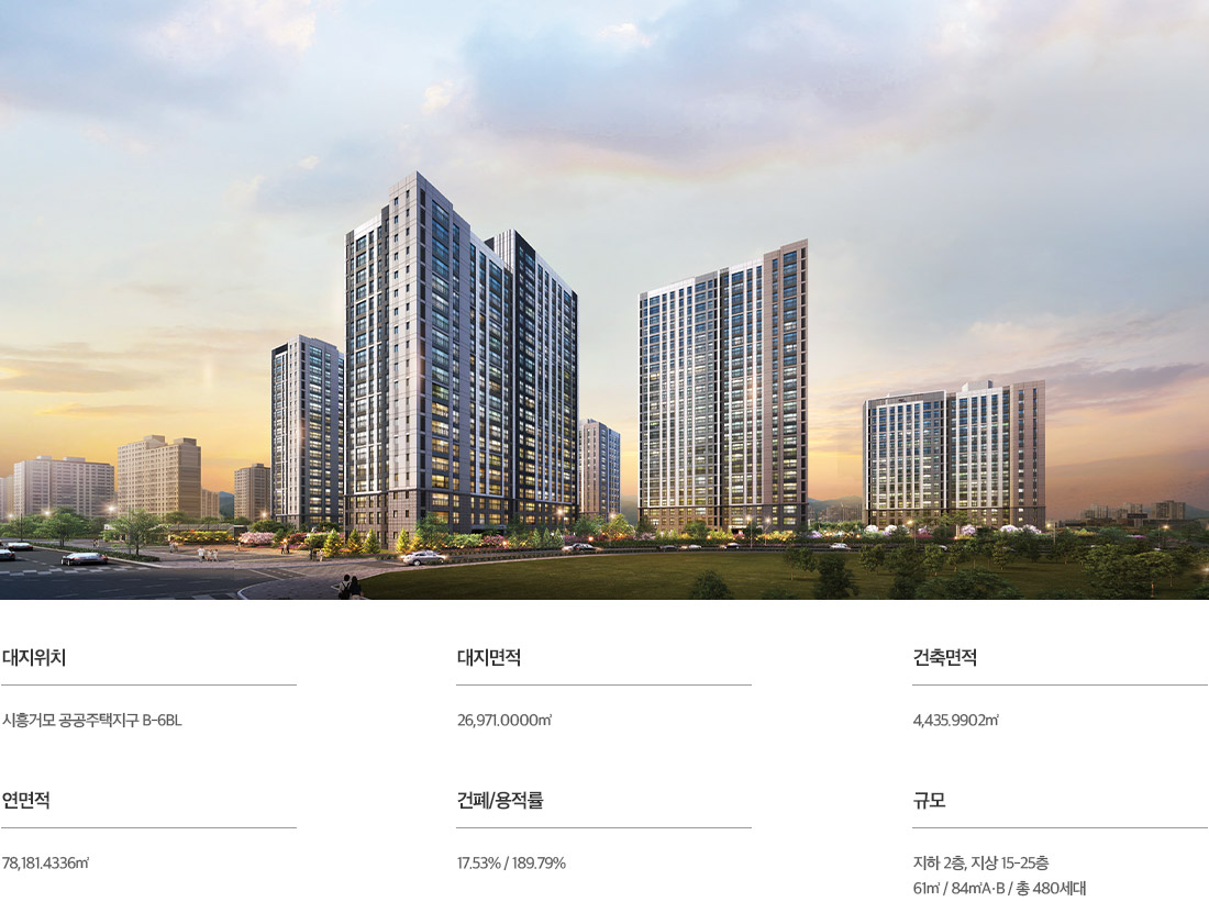 시흥거모엘가 로제비앙 사업개요 이미지